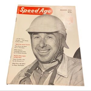 Vintage ”Speed Age” Magazine, March 1951, Vol 4 No 11.